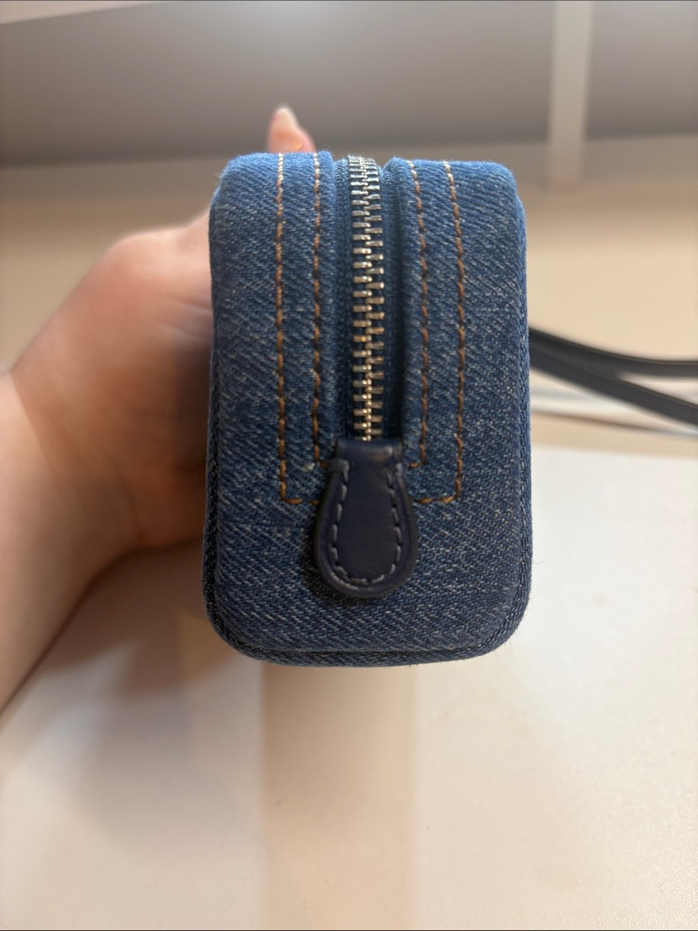 Coach denim pouch wrislet - Picture 4 of 9
